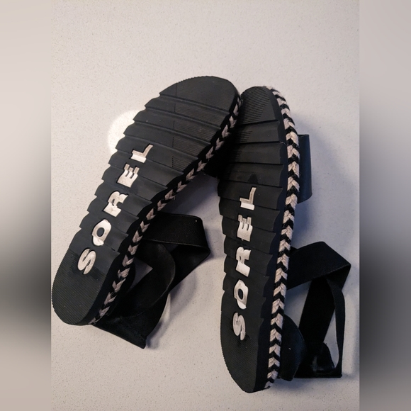 Sorel Ella II Sandals, Black Arrow 9.5 - Picture 5 of 5